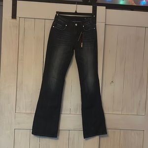 Rock and Roll size 26x34 mid rise bootcut jeans.